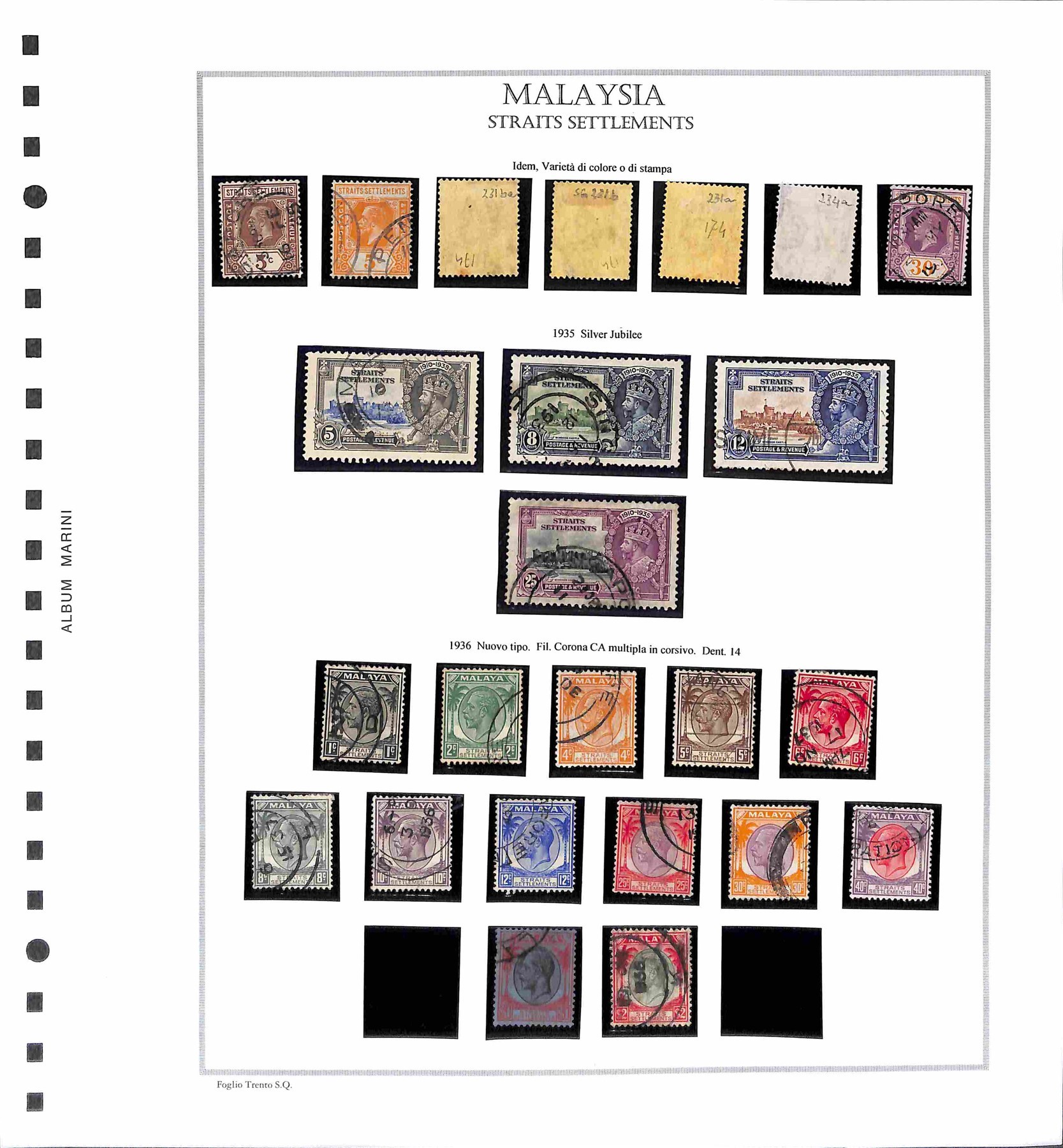 Malesia / Posta Ordinaria