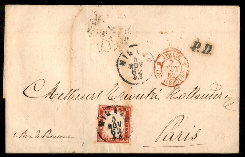 ITALIA / Regno / Vittorio Emanuele II / Posta ordinaria