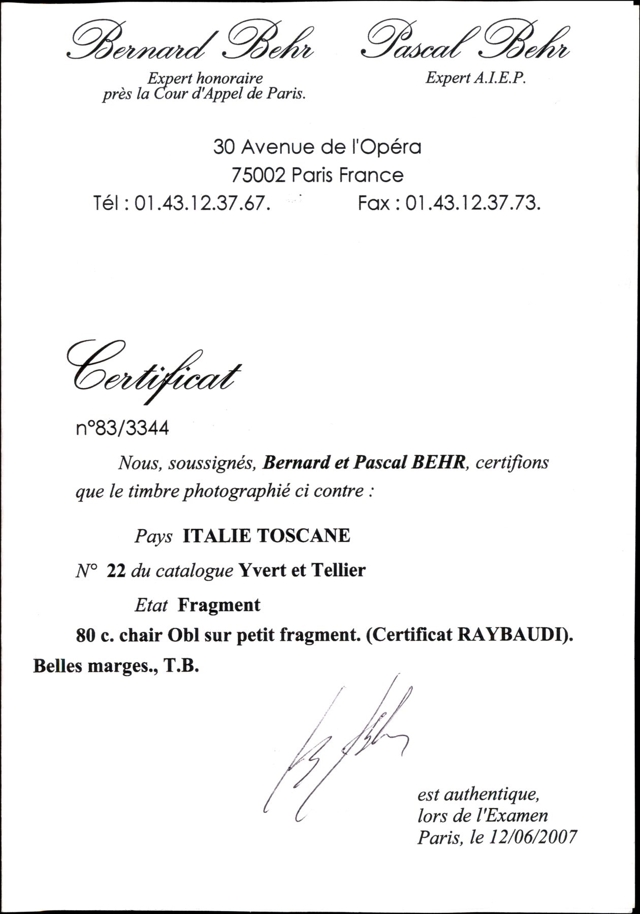 ITALIA / Antichi Stati Italiani / Toscana / Governo Provvisorio / Posta ordinaria