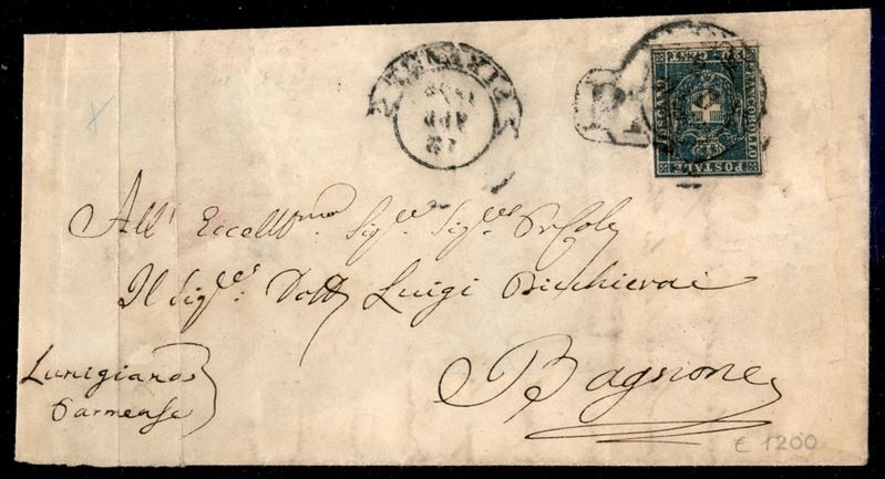 ITALIA / Antichi Stati Italiani / Toscana / Governo Provvisorio / Posta ordinaria