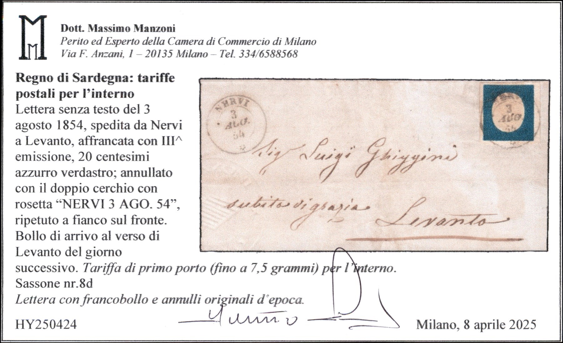 Italia / Antichi Stati Italiani / Sardegna / Posta Ordinaria