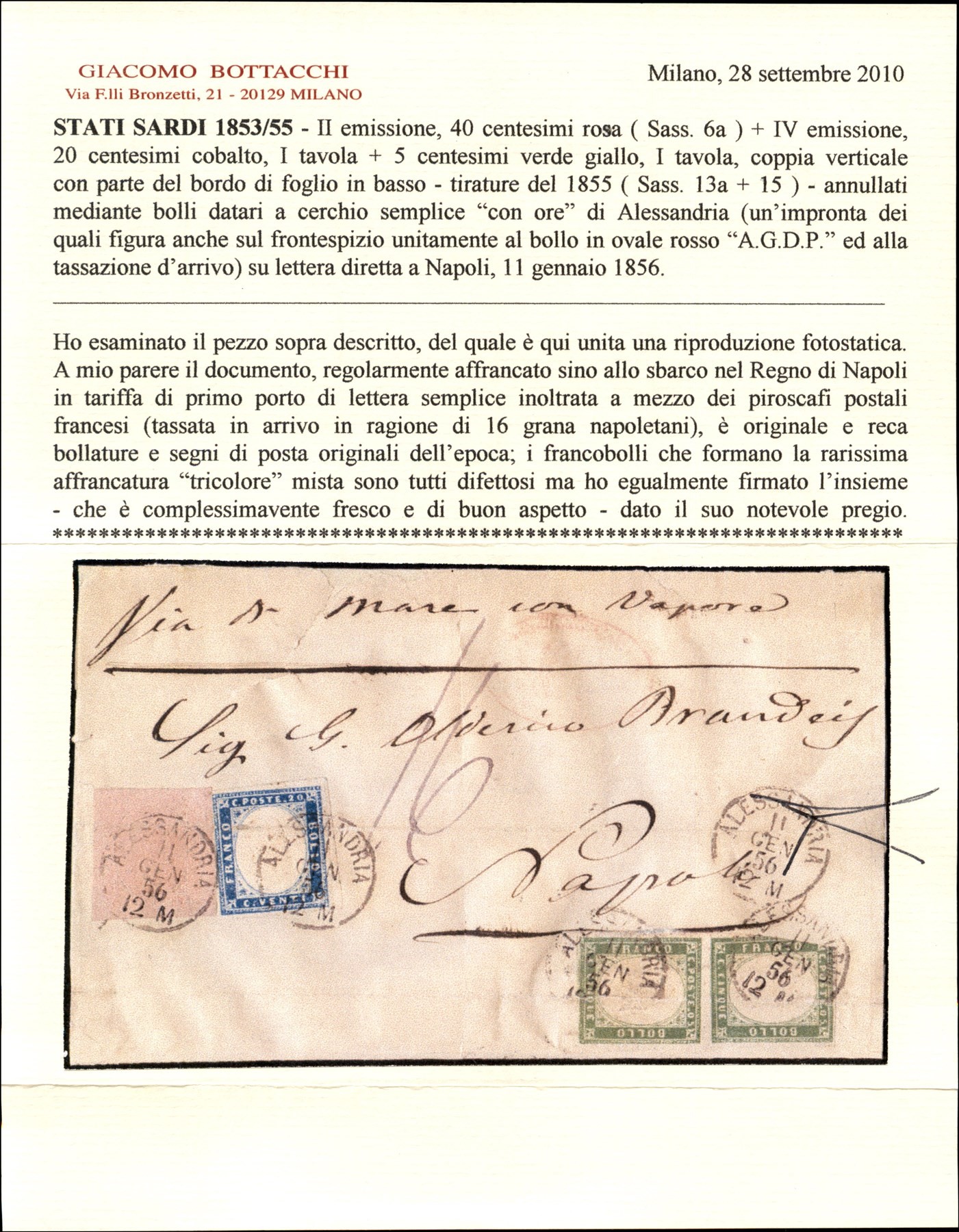 Italia / Antichi Stati Italiani / Sardegna / Posta Ordinaria