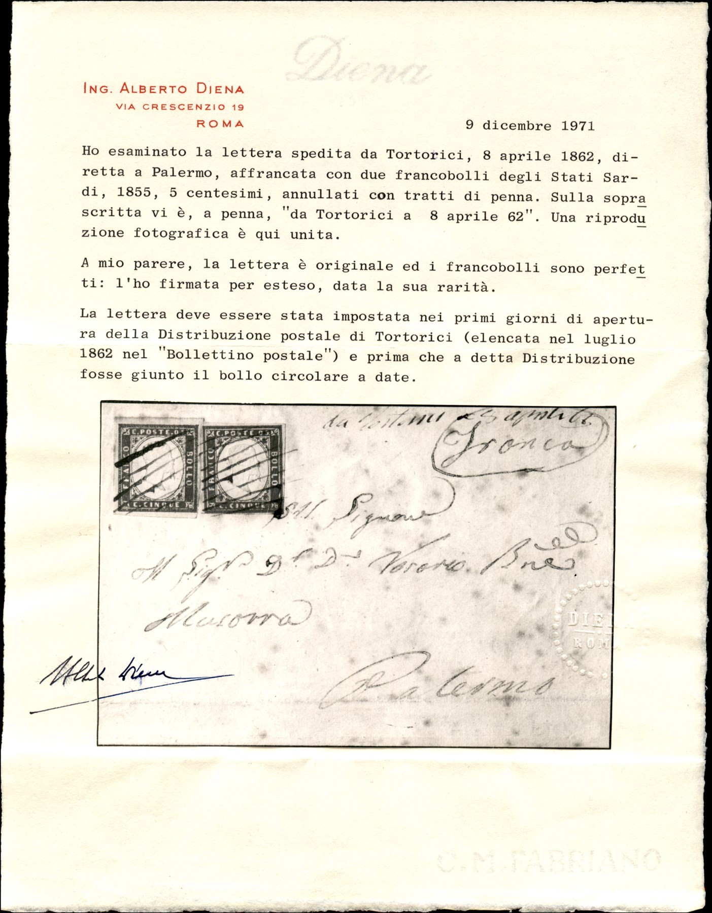 ITALIA / Antichi Stati Italiani / Sardegna / Posta ordinaria