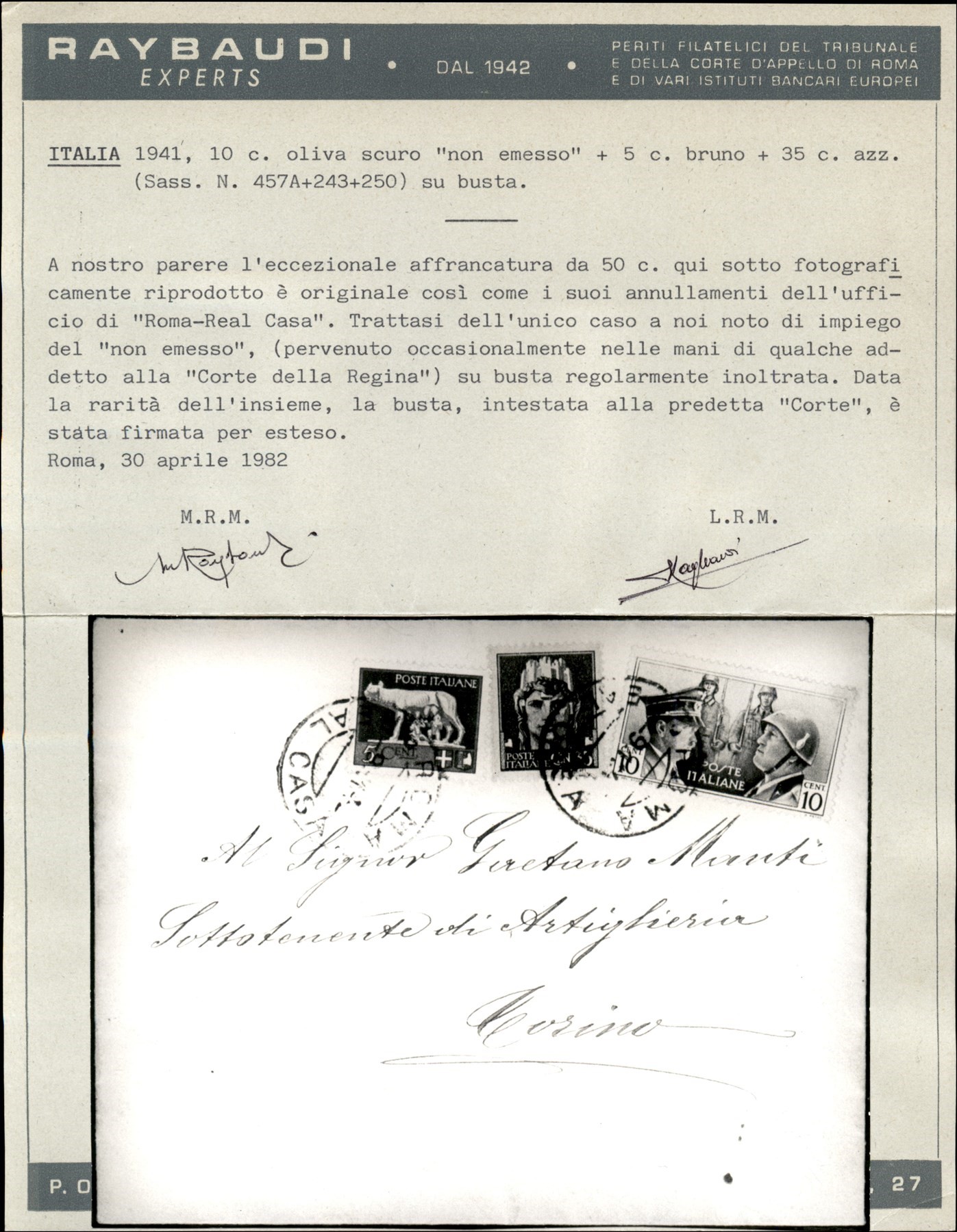 Italia / Regno / Vittorio Emanuele III / Posta Ordinaria