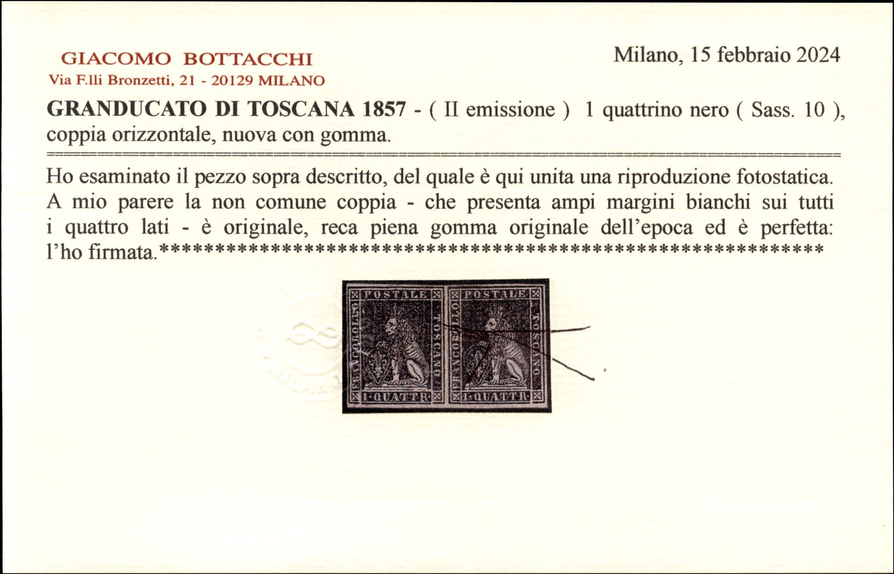 ITALIA / Antichi Stati Italiani / Toscana / Posta ordinaria