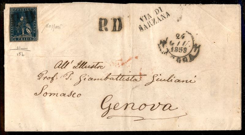 ITALIA / Antichi Stati Italiani / Toscana / Posta ordinaria