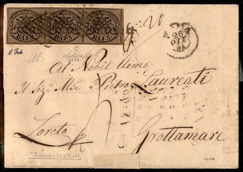 ITALIA / Antichi Stati Italiani / Stato pontificio / Posta ordinaria