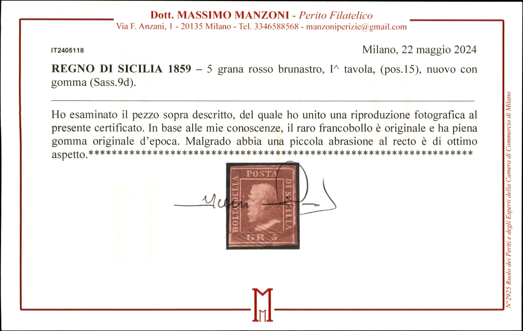 Italia / Antichi Stati Italiani / Sicilia / Posta Ordinaria