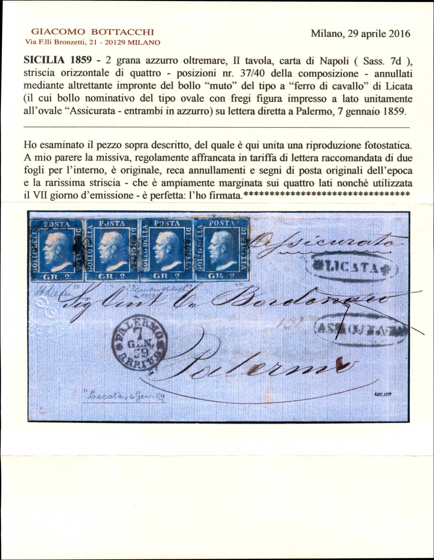 Italia / Antichi Stati Italiani / Sicilia / Posta Ordinaria