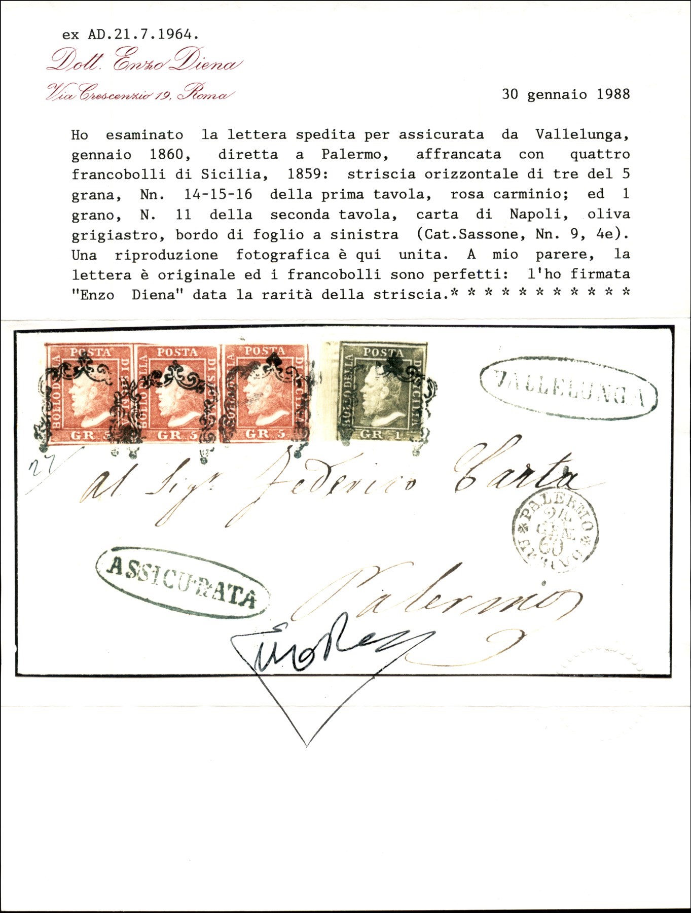 Italia / Antichi Stati Italiani / Sicilia / Posta Ordinaria