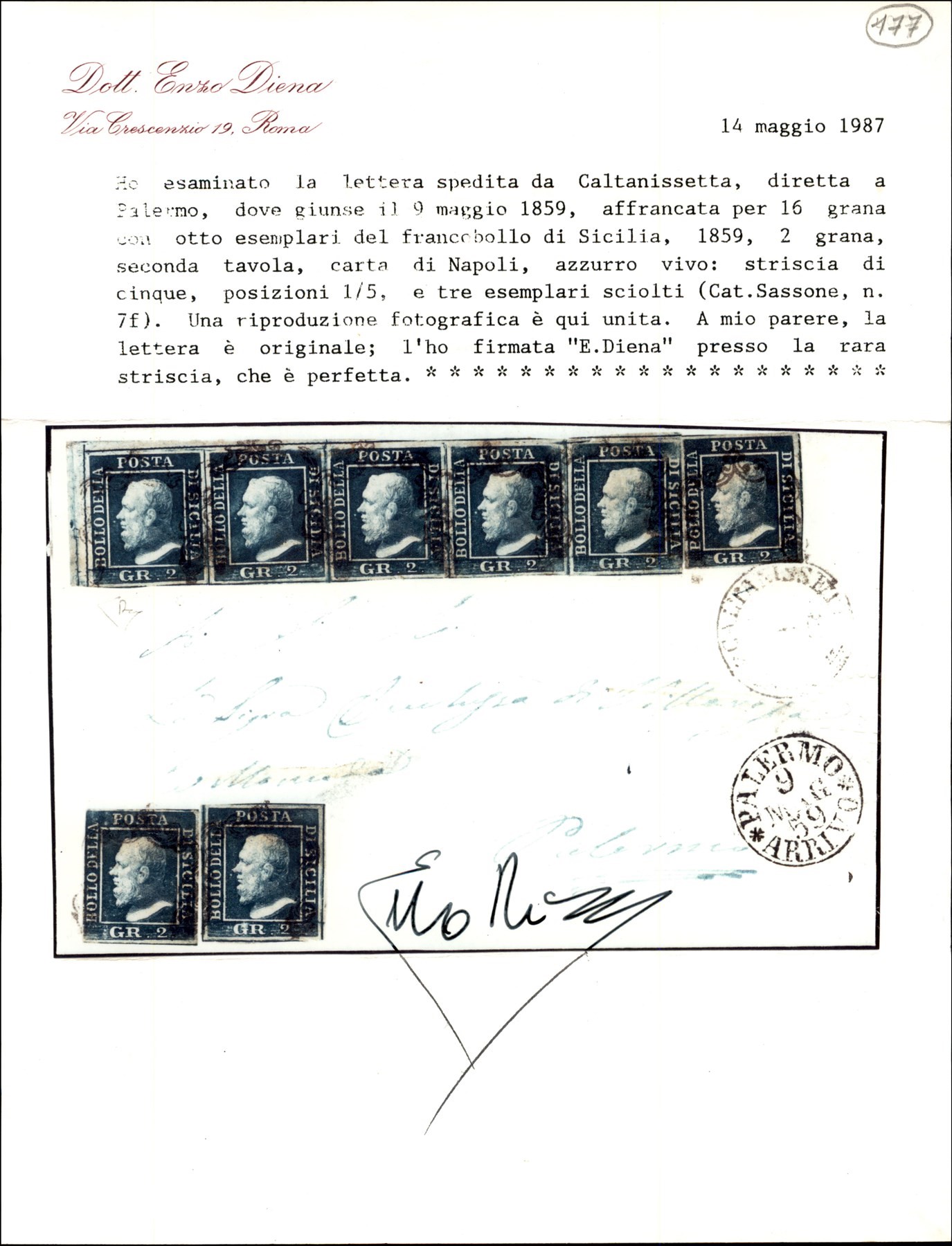 ITALIA / Antichi Stati Italiani / Sicilia / Posta ordinaria