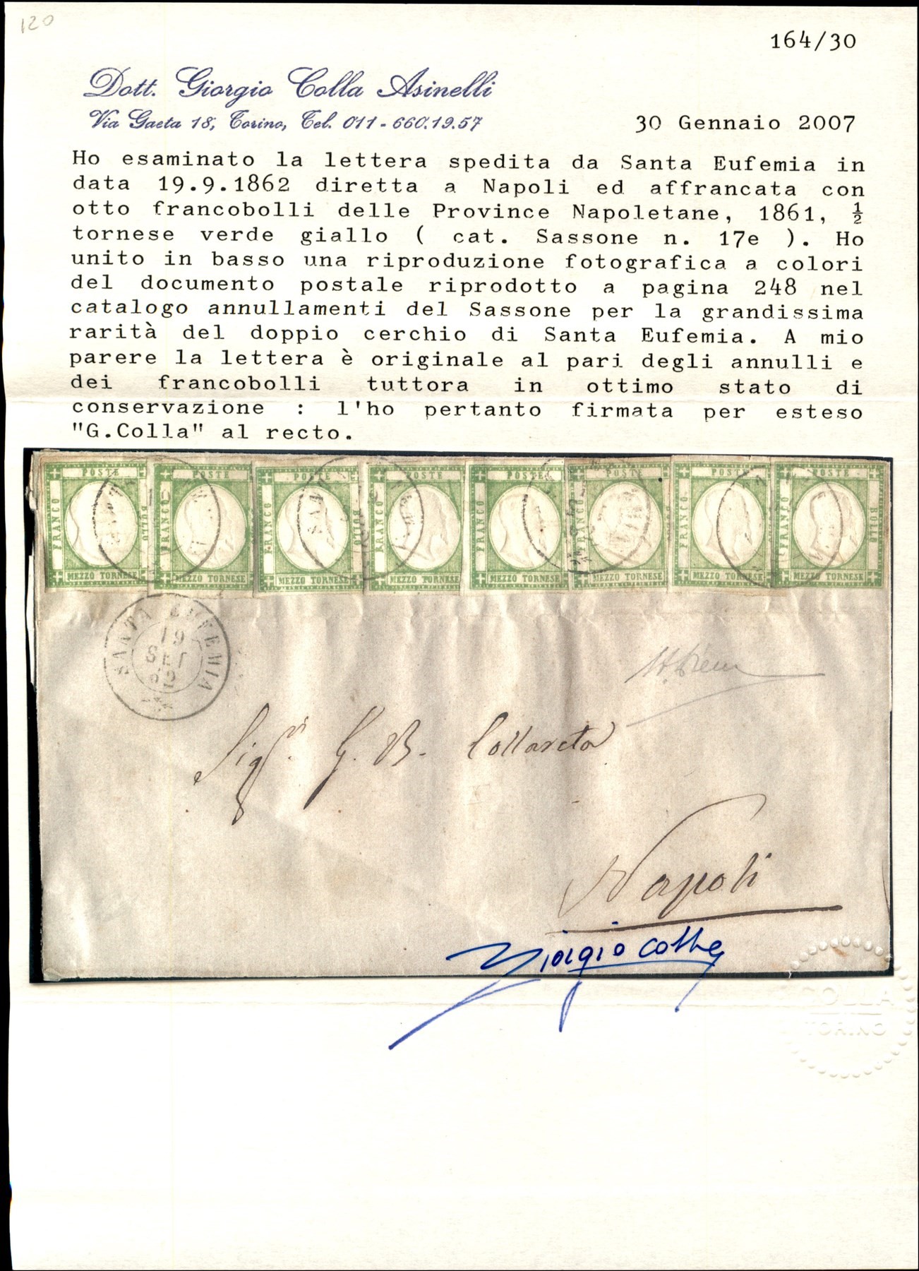 ITALIA / Antichi Stati Italiani / Province Napoletane / Posta ordinaria