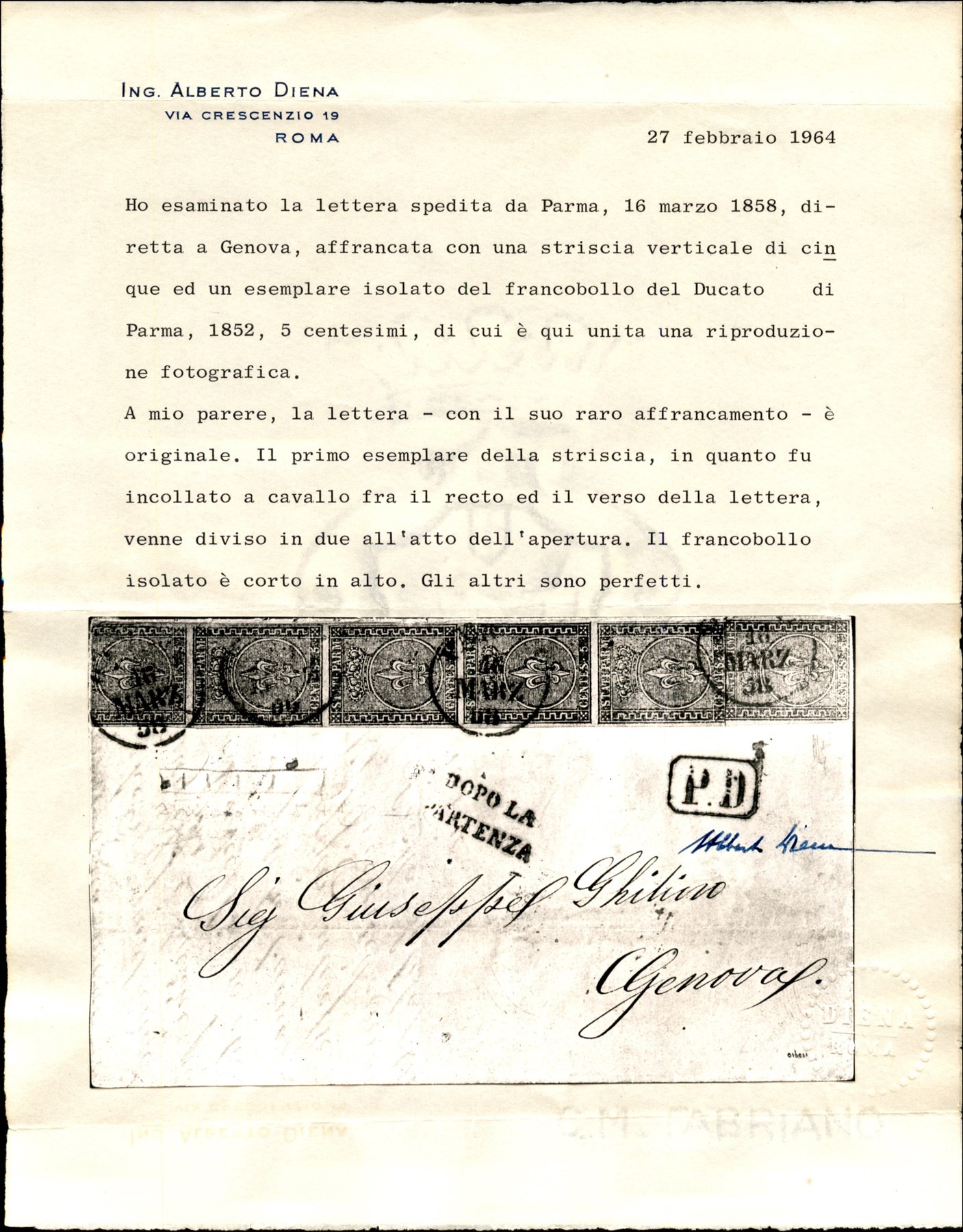 Italia / Antichi Stati Italiani / Parma / Posta Ordinaria