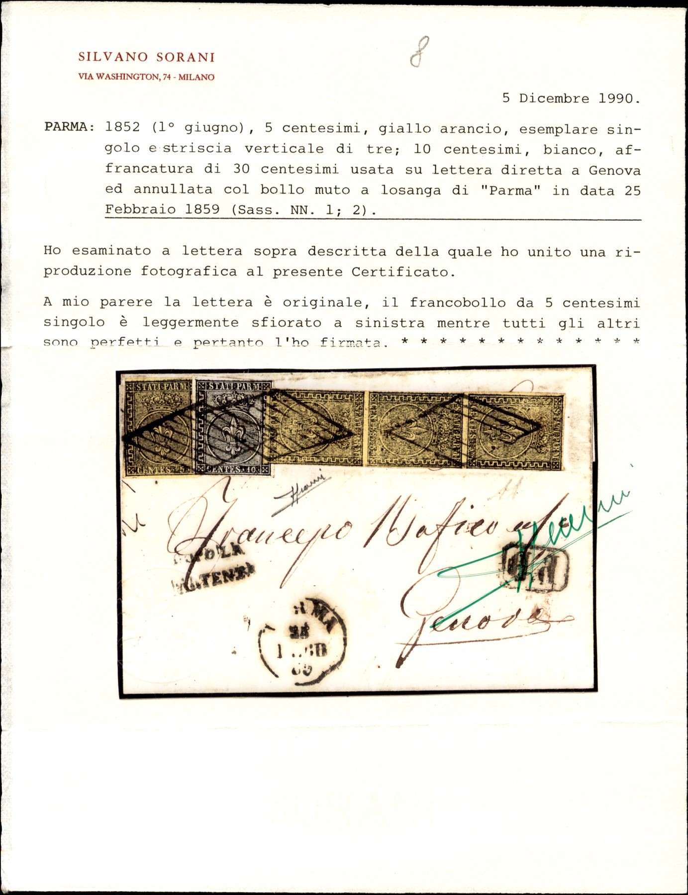 Italia / Antichi Stati Italiani / Parma / Posta Ordinaria