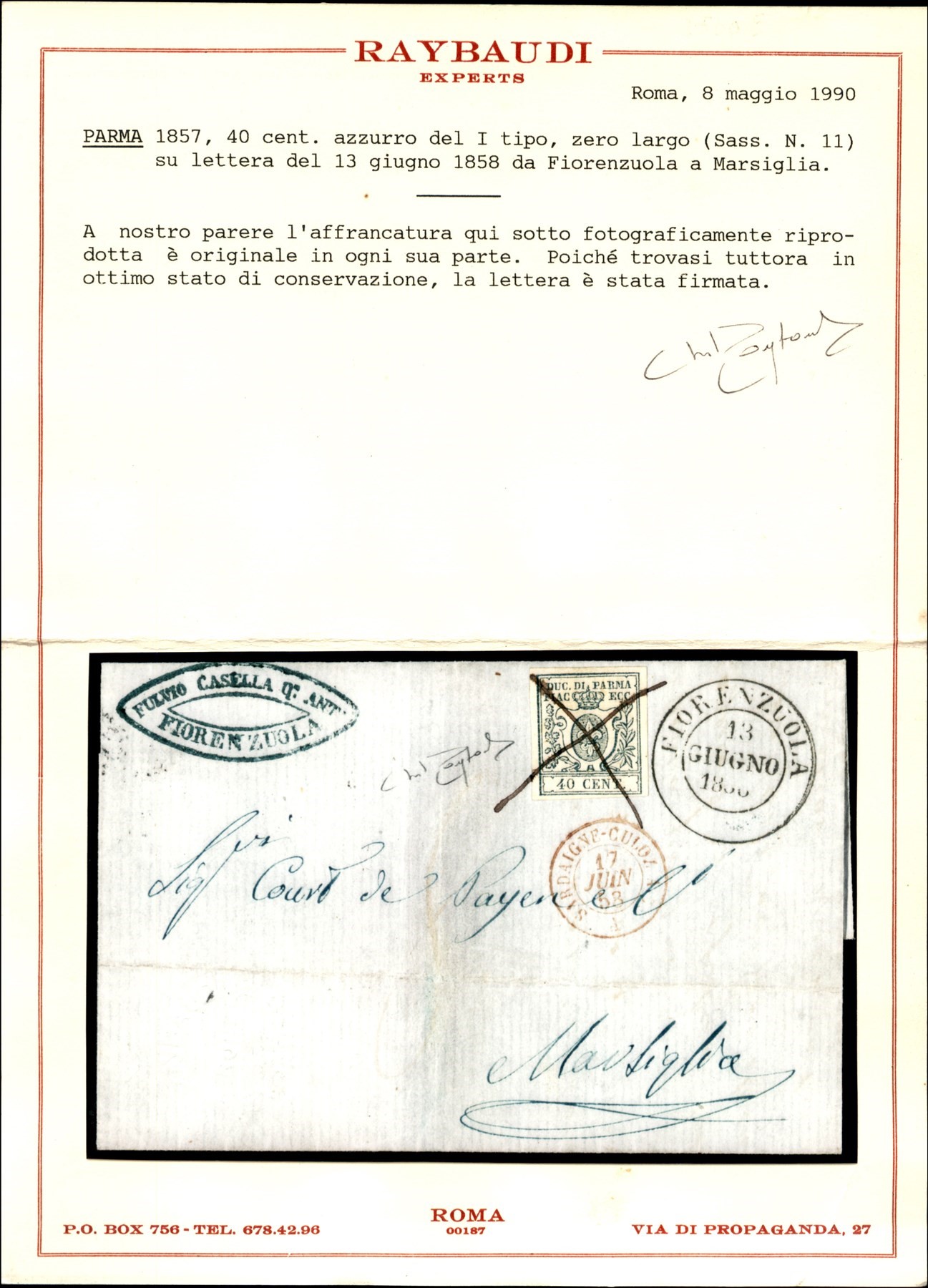 Italia / Antichi Stati Italiani / Parma / Posta Ordinaria