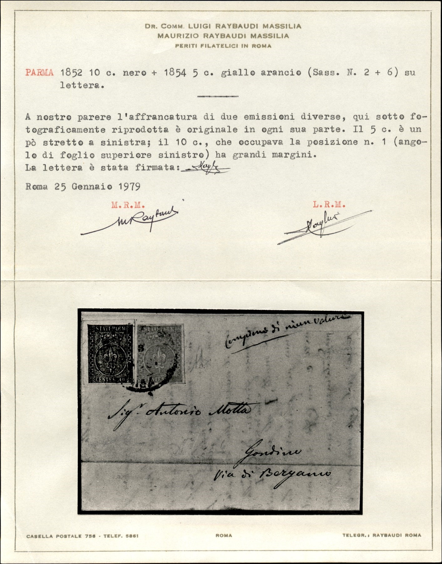 Italia / Antichi Stati Italiani / Parma / Posta Ordinaria