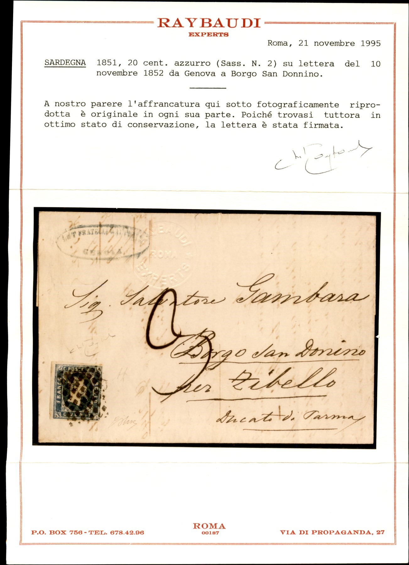 Italia / Antichi Stati Italiani / Parma / Posta Ordinaria