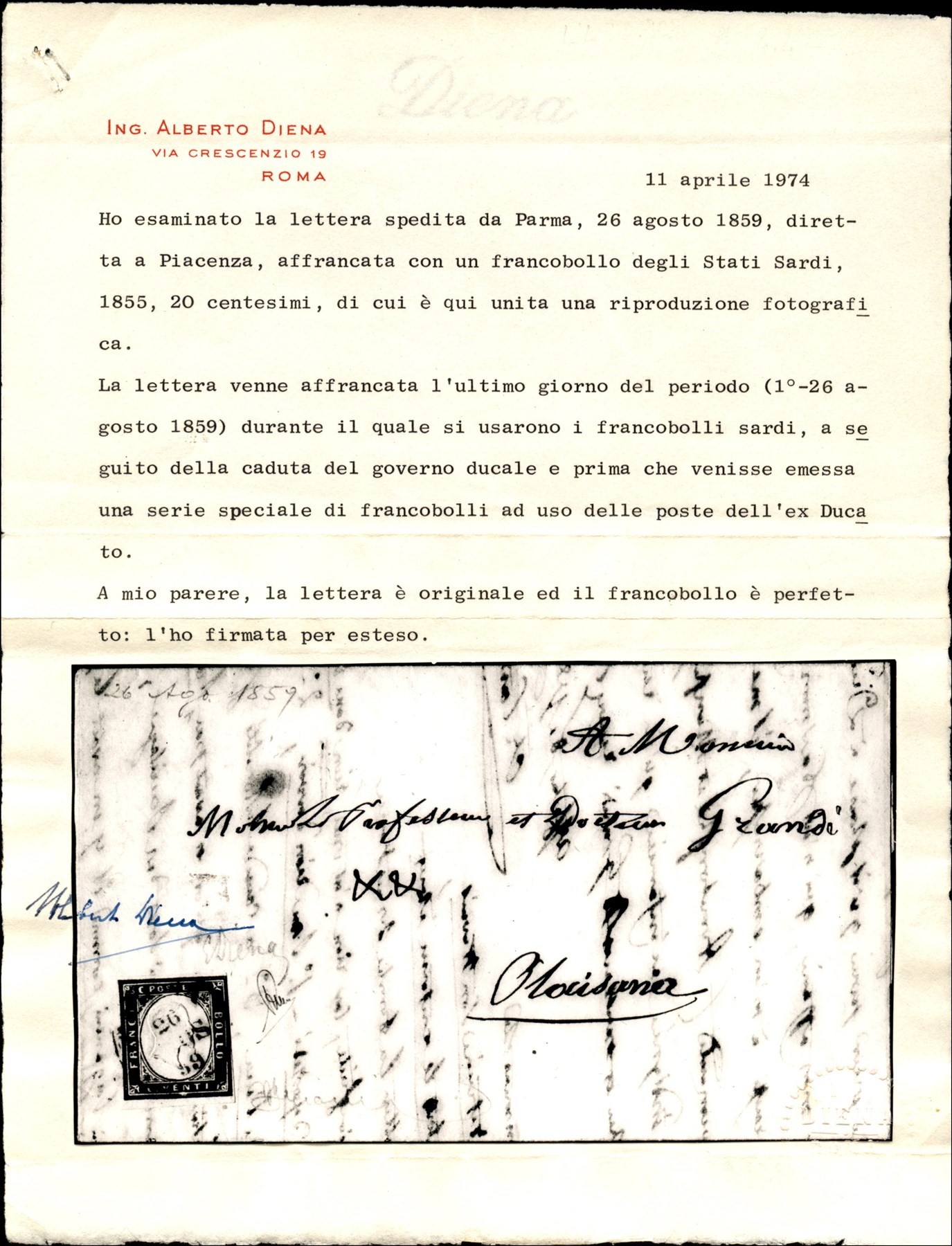 Italia / Antichi Stati Italiani / Parma / Posta Ordinaria