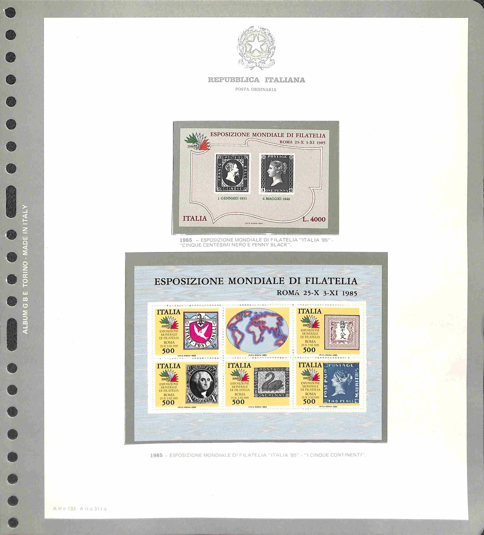 Italia / Repubblica / Posta Ordinaria