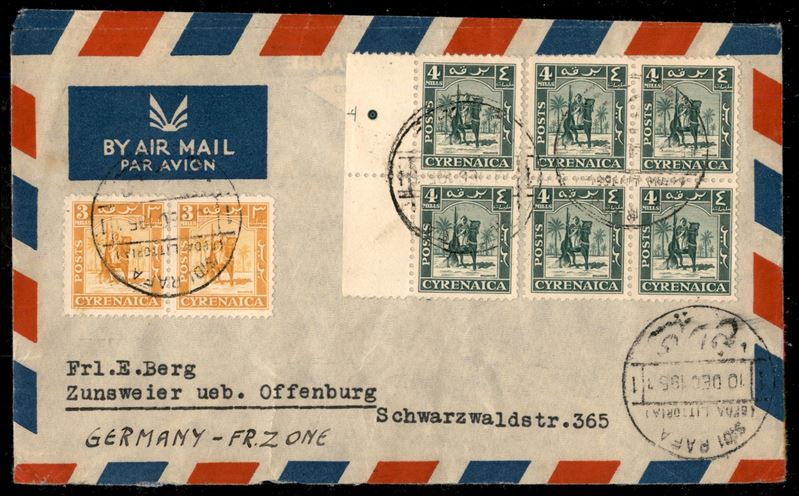 Italia / Occupazioni Straniere delle Colonie / Cirenaica - Amministrazione Autonoma / Aerogrammi