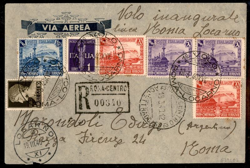 Italia / Regno / Vittorio Emanuele III / Aerogrammi