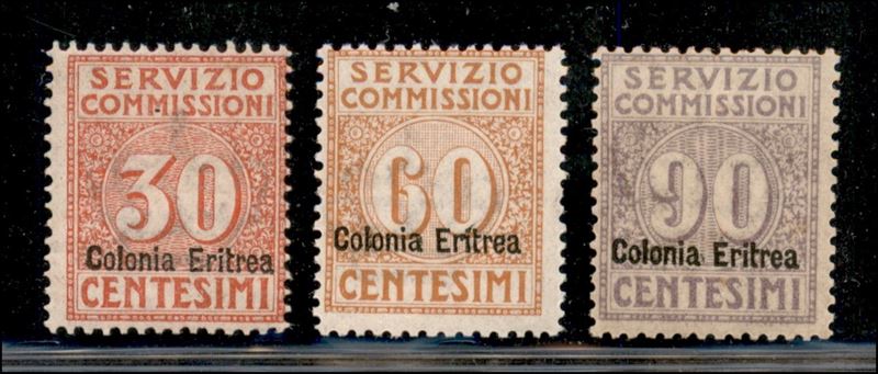 Italia / Colonie / Eritrea / Servizio Commissioni