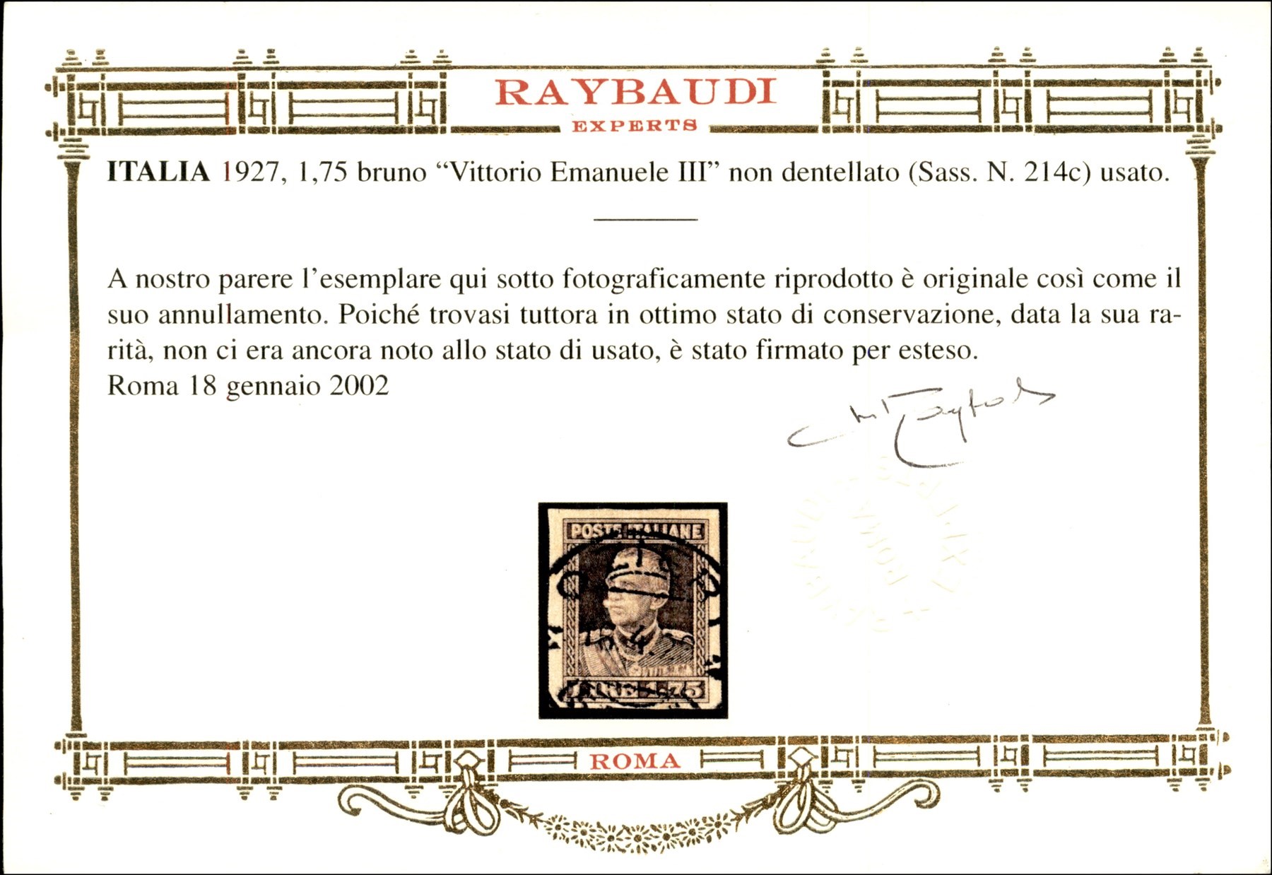 Italia / Regno / Vittorio Emanuele III / Posta Ordinaria