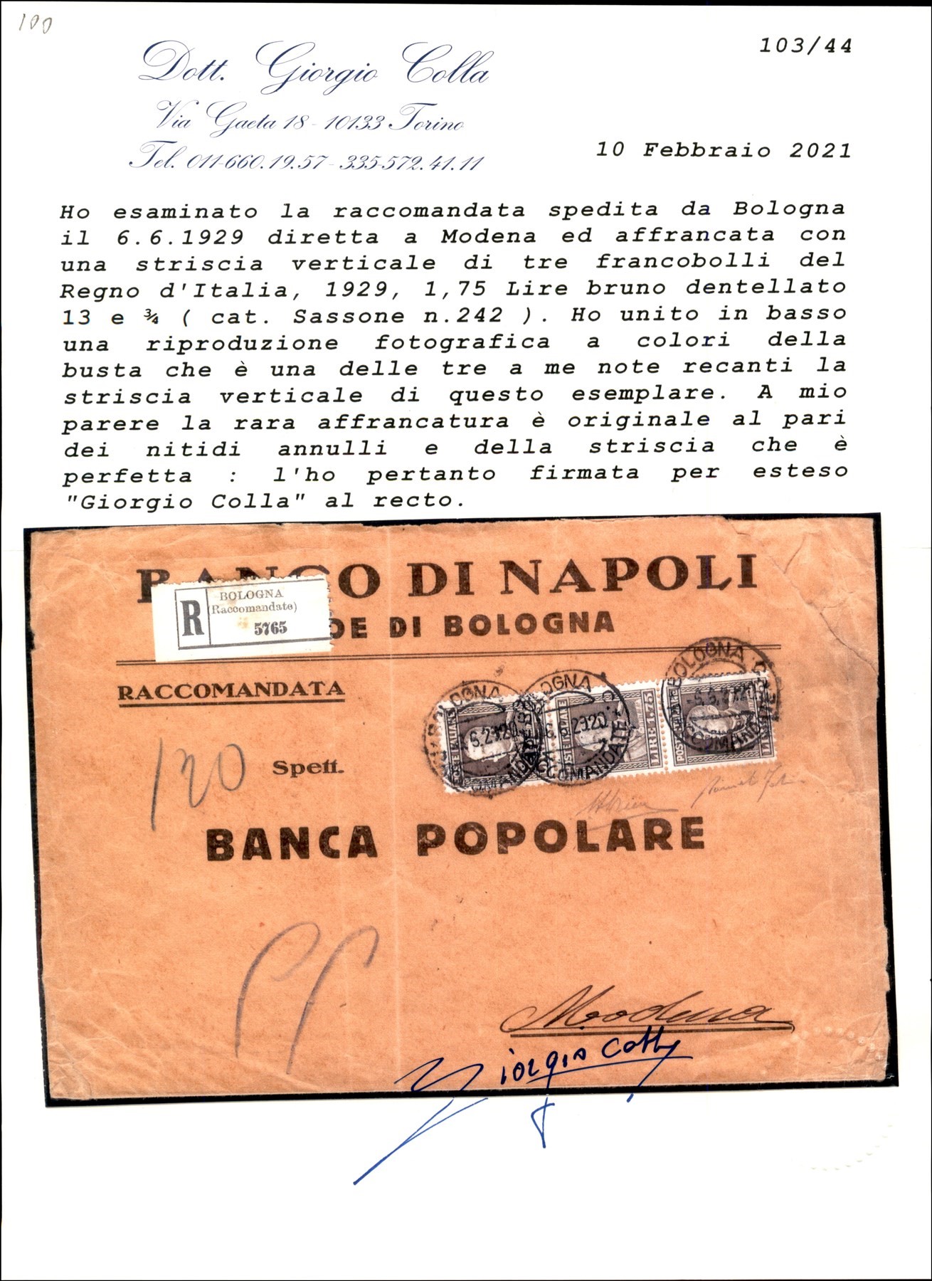 Italia / Regno / Vittorio Emanuele III / Posta Ordinaria