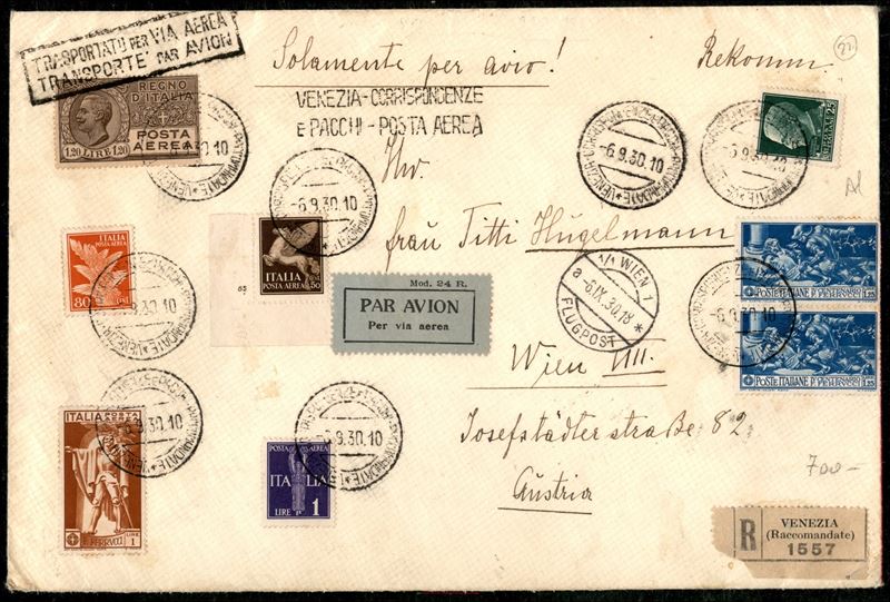 Italia / Regno / Vittorio Emanuele III / Aerogrammi