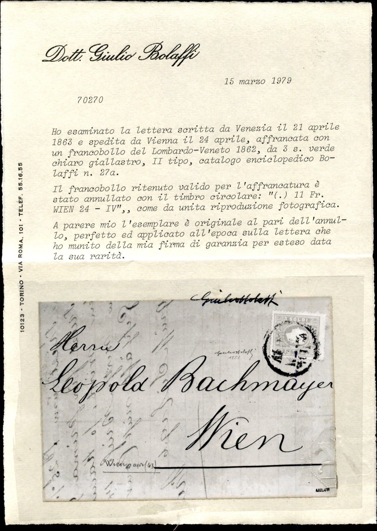 ITALIA / Antichi Stati Italiani / Lombardo Veneto / Posta ordinaria