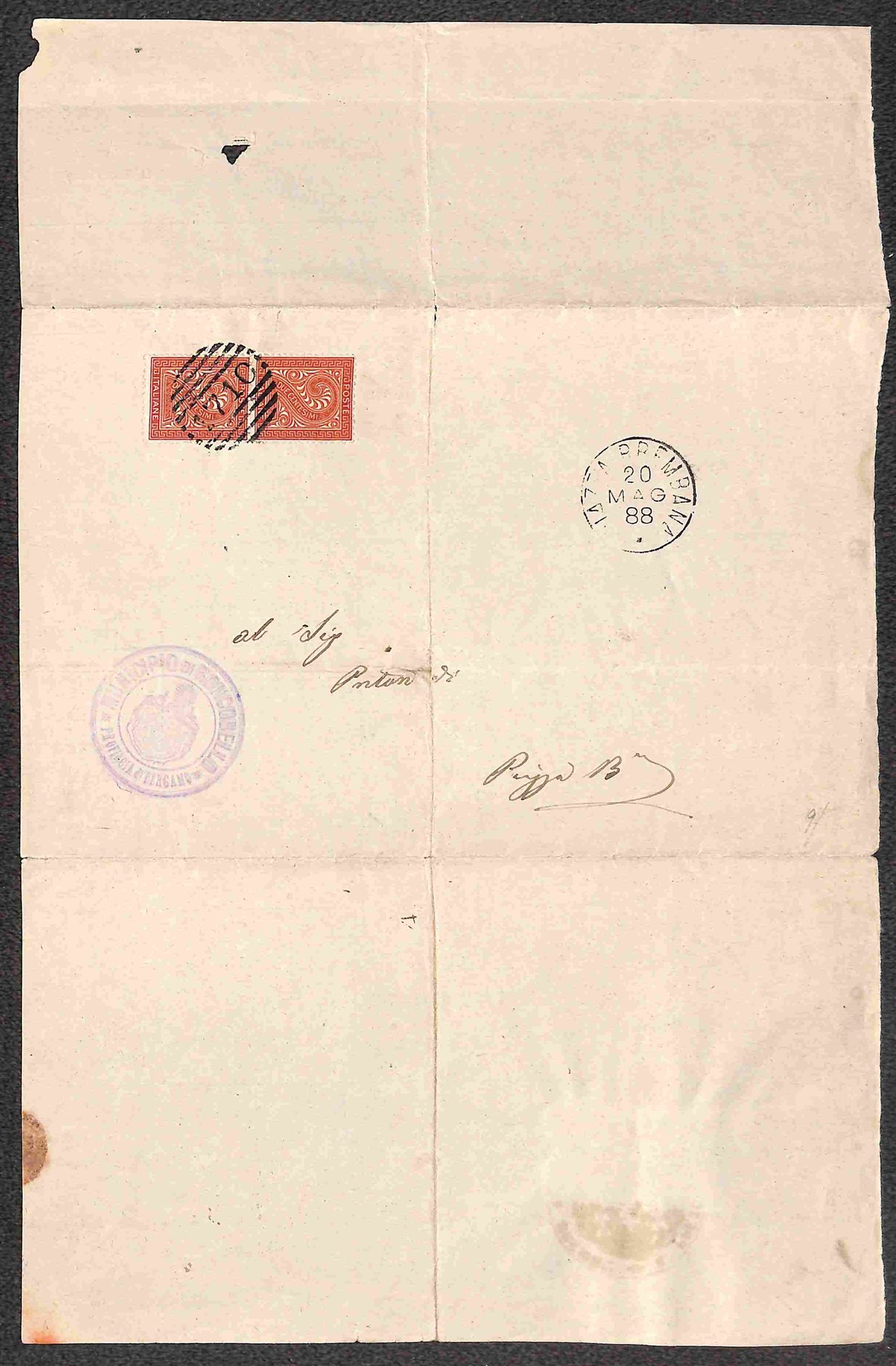 Italia / Regno / Vittorio Emanuele II / Posta Ordinaria