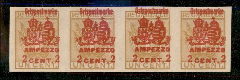 Italia / Occupazioni II Guerra Mondiale / Occupazione Austriaca (friuli-veneto/municipio di Udine...