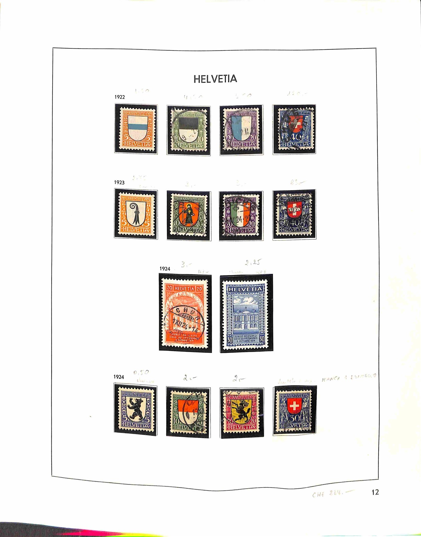 Svizzera / Posta Ordinaria