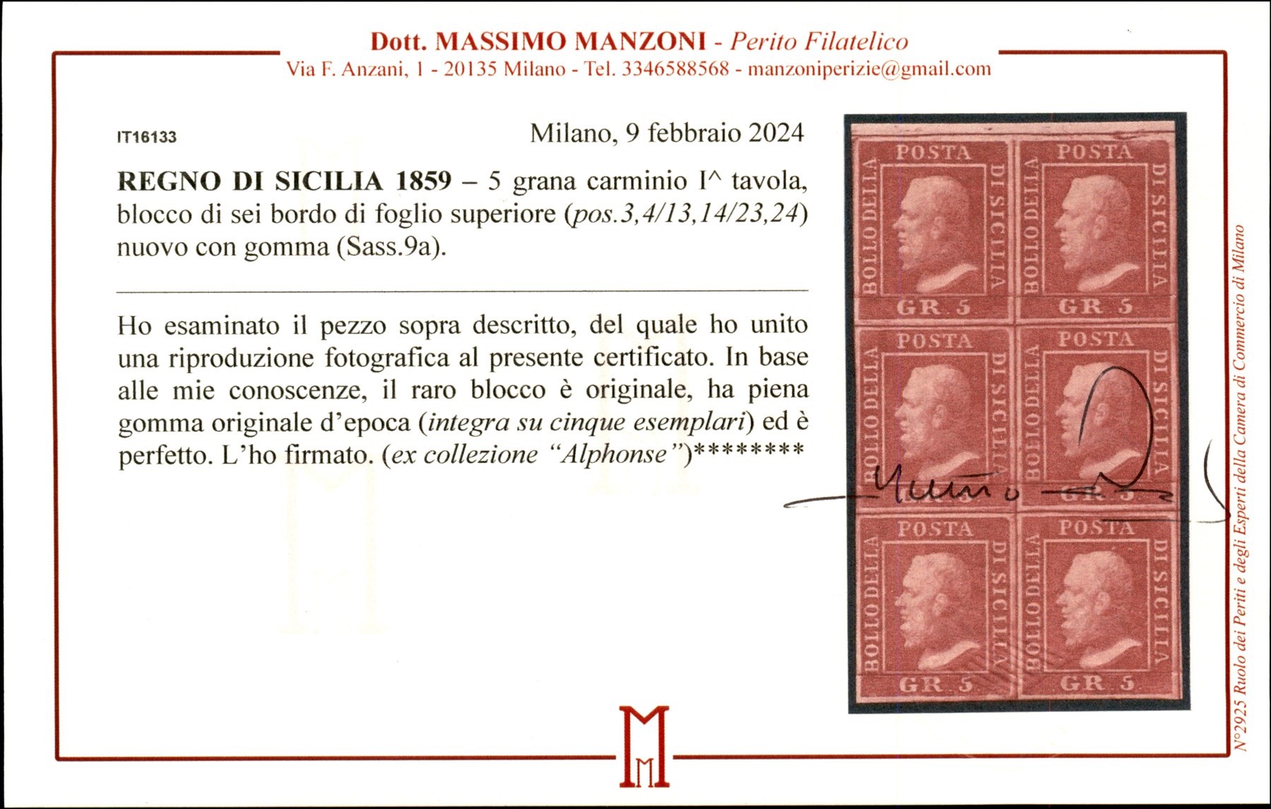 Italia / Antichi Stati Italiani / Sicilia / Posta Ordinaria