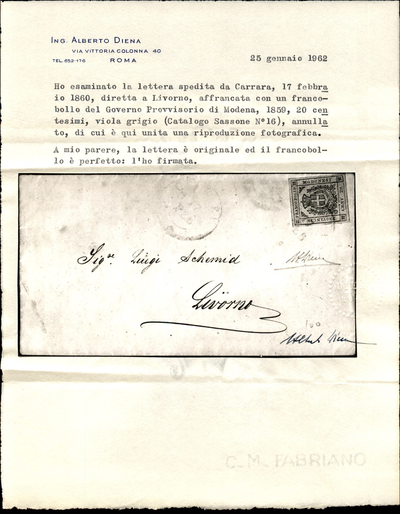 ITALIA / Antichi Stati Italiani / Modena / Posta ordinaria