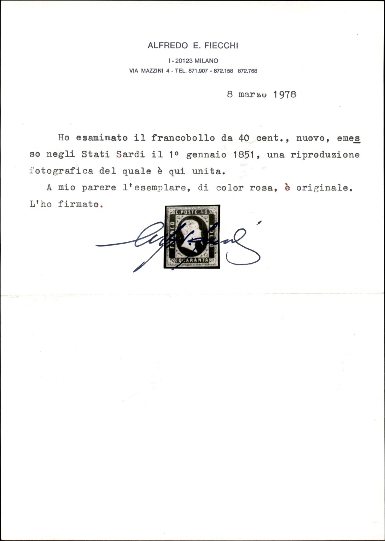 Italia / Antichi Stati Italiani / Sardegna / Posta Ordinaria