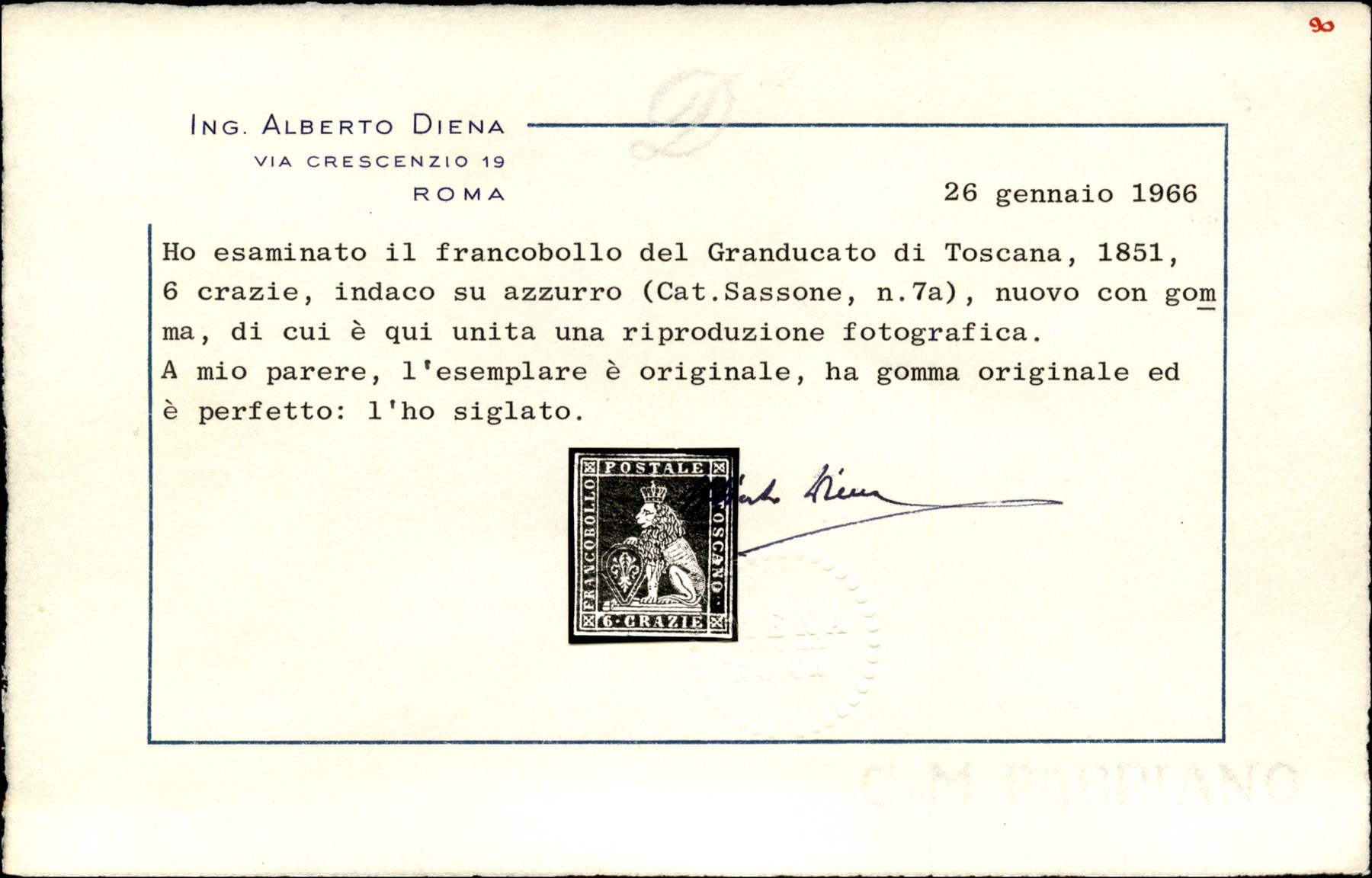 Italia / Antichi Stati Italiani / Toscana / Posta Ordinaria