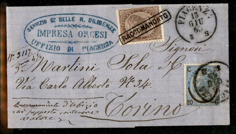 Italia / Antichi Stati Italiani / Sardegna / Posta Ordinaria