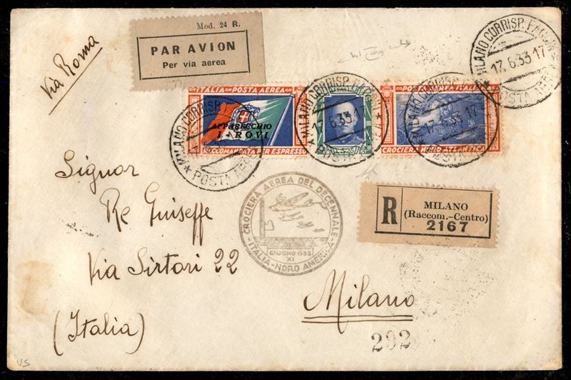Italia / Regno / Vittorio Emanuele III / Posta Aerea
