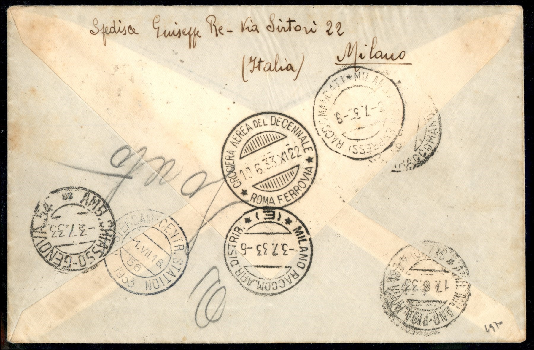Italia / Regno / Vittorio Emanuele III / Posta Aerea