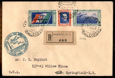 Italia / Regno / Vittorio Emanuele III / Posta Aerea