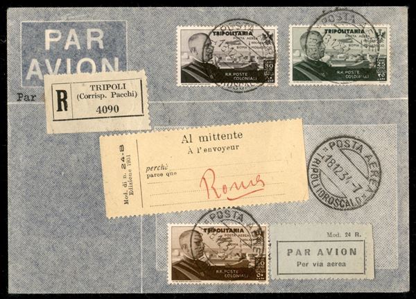 ITALIA / Colonie / Tripolitania / Aerogrammi