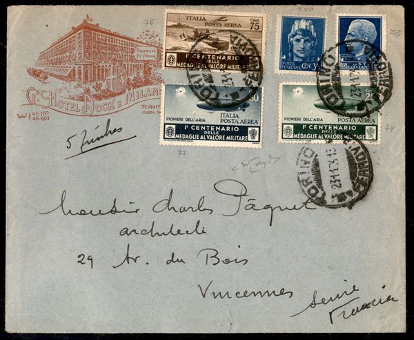 ITALIA / Regno / Vittorio Emanuele III / Posta aerea