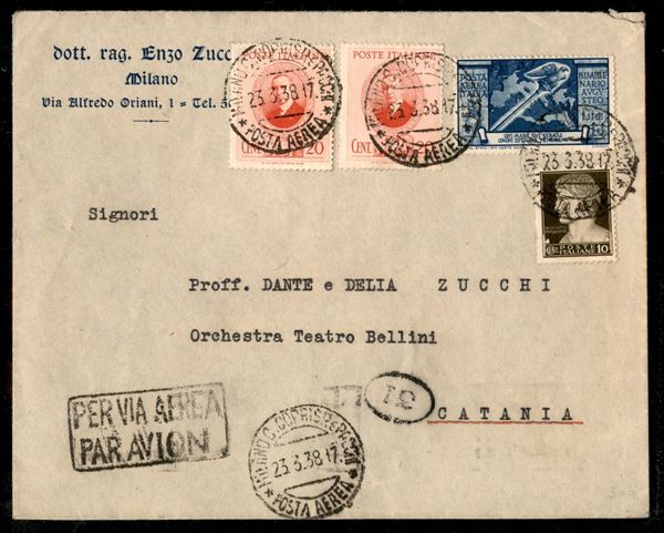 ITALIA / Regno / Vittorio Emanuele III / Aerogrammi