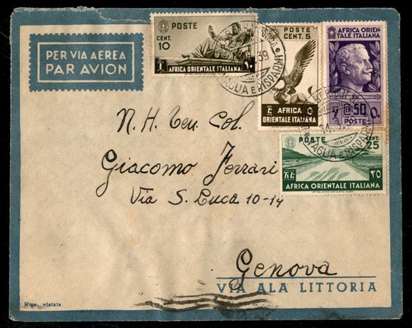 ITALIA / Colonie / Africa Orientale Italiana / Aerogrammi
