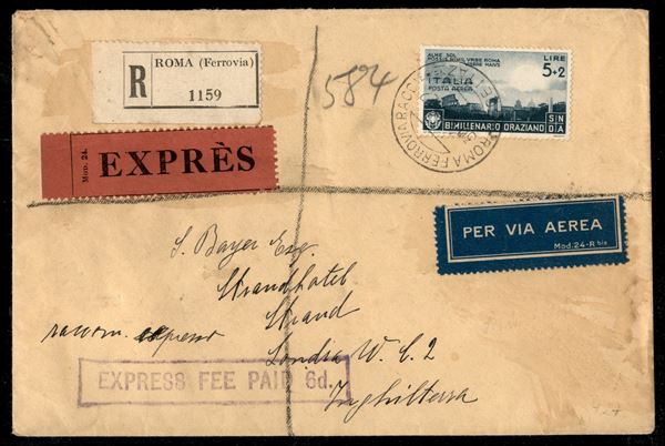 ITALIA / Regno / Vittorio Emanuele III / Aerogrammi