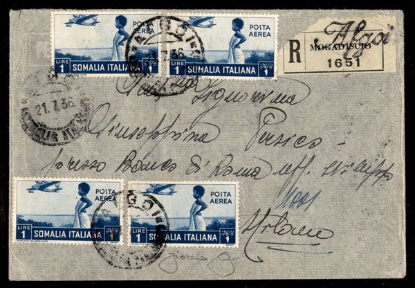 ITALIA / Colonie / Somalia / Aerogrammi