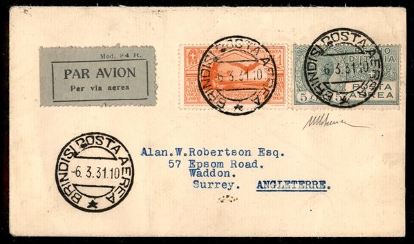 ITALIA / Regno / Vittorio Emanuele III / Aerogrammi