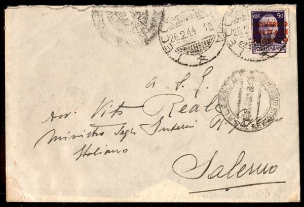ITALIA / Occupazioni straniere di territori Italiani / Occupazione Anglo-Americana / Napoli / Posta ordinaria