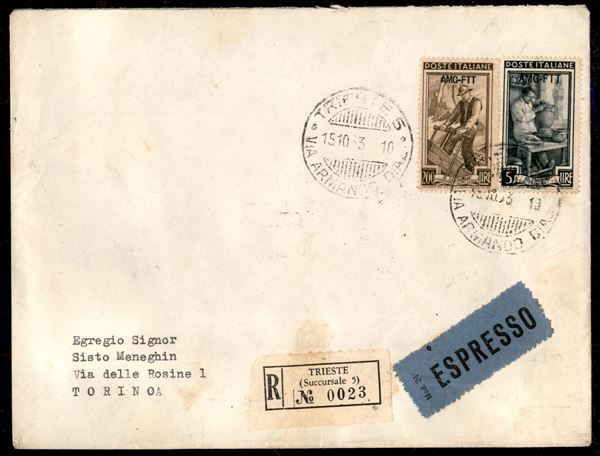 ITALIA / Trieste  / Trieste AMG FTT / Posta ordinaria